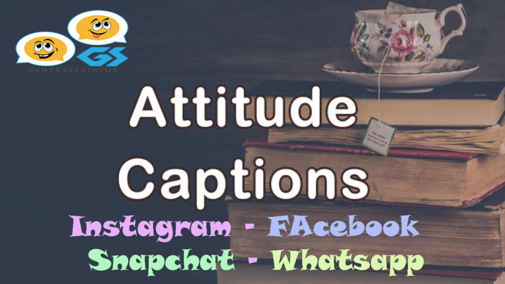 attitude captions for instagram