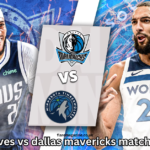 dallas mavericks vs timberwolves match player stats