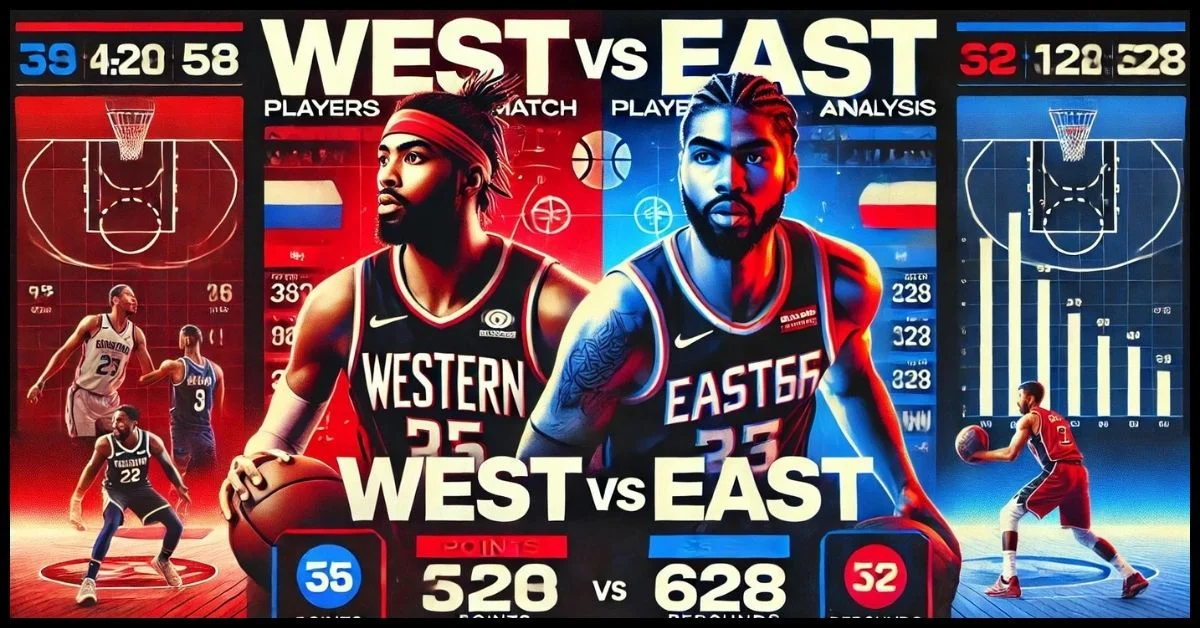 west vs east match player stats